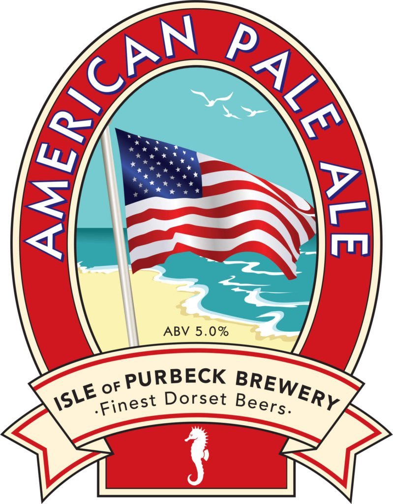 Isle of Purbeck Brewery American Pale Ale pumpclip JPG
