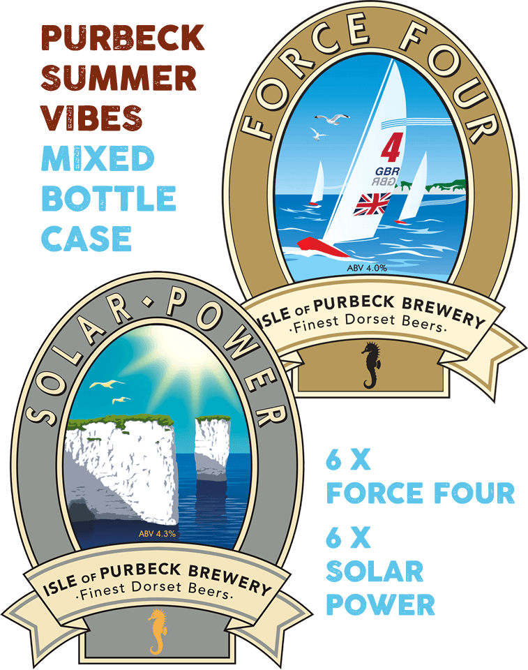 Isle of Purbeck Brewery | Purbeck Summer Vibes Mixed Bottle Case - Solar Power & Fossil Fuel
