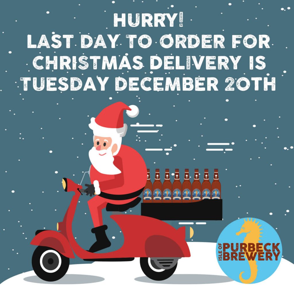 Last day to order for Christmas delivery is Tuesday December 20th